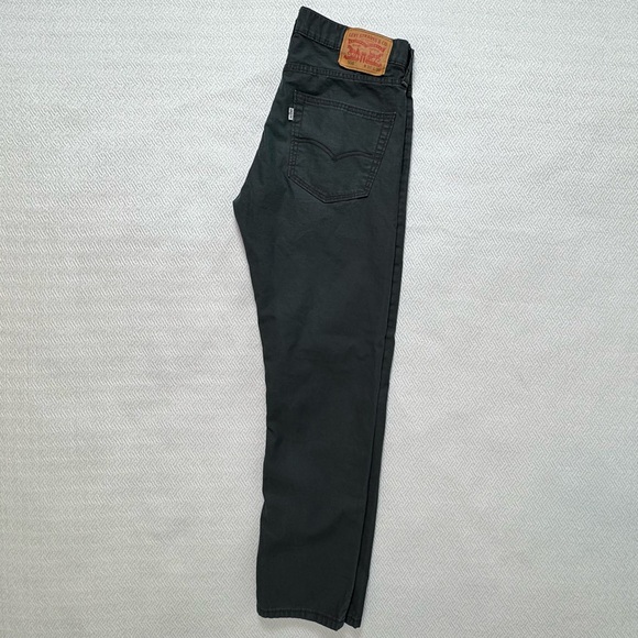 Men's LEVI'S 508 Jeans, Regular Fit, Black Wash on Teal, W 31 L 30 - Picture 5 of 15